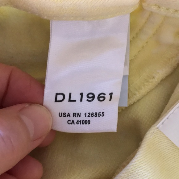 DL1961 Florence US size 27 cropped citrus denim jeans - Picture 14 of 15
